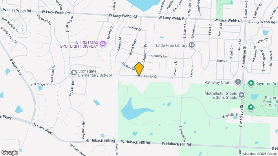 1015 Bristol Dr Mapa y Detalles de la Ubicación