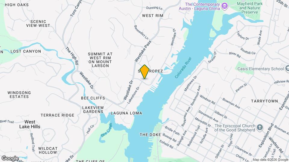 2210 Westlake Dr Map and Location Details