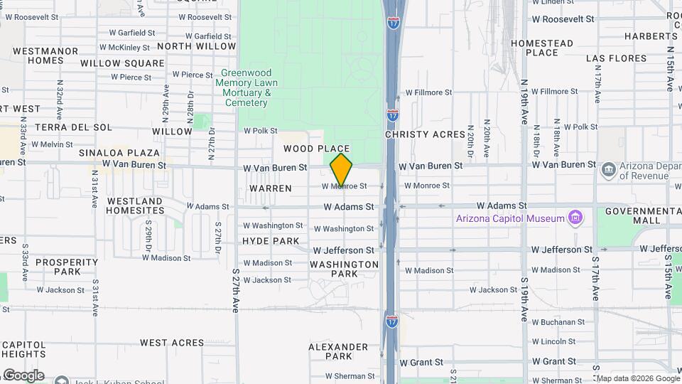 2401 W Monroe St Mapa y Detalles de la Ubicación