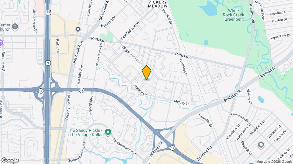 6251 Melody Ln, Unit 2325 Map and Location Details