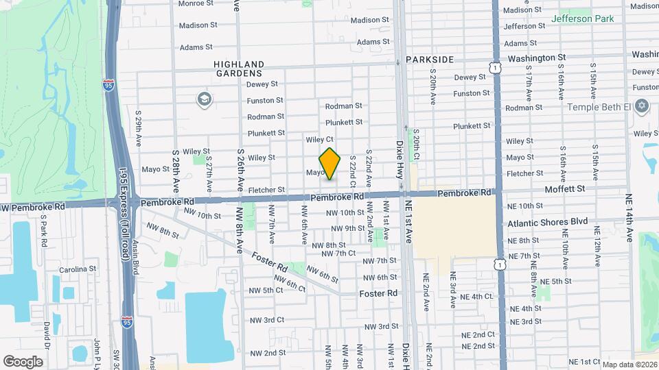 2311 Fletcher St Map and Location Details