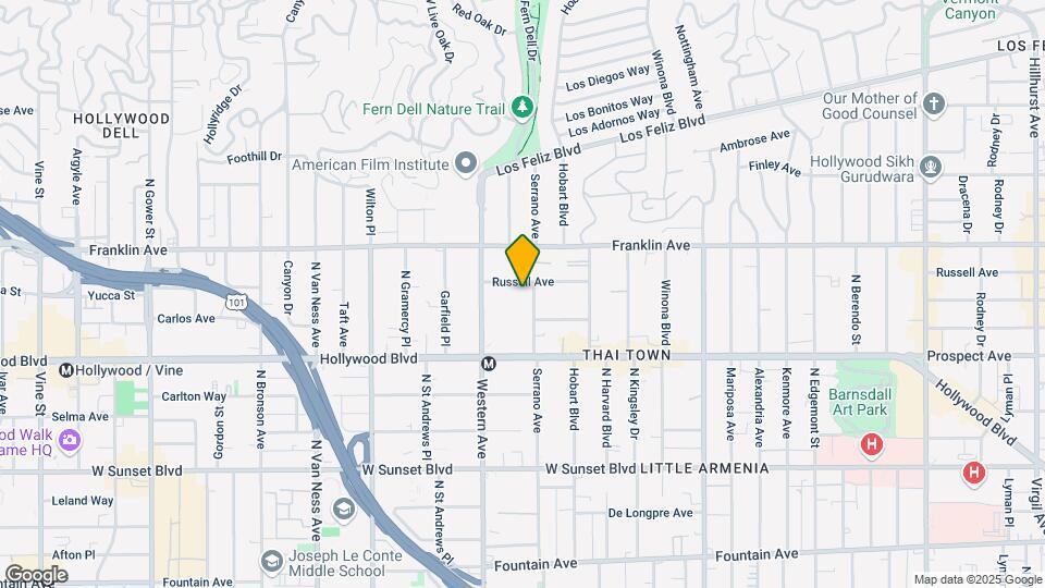 5408 Russell Ave Mapa y Detalles de la Ubicación