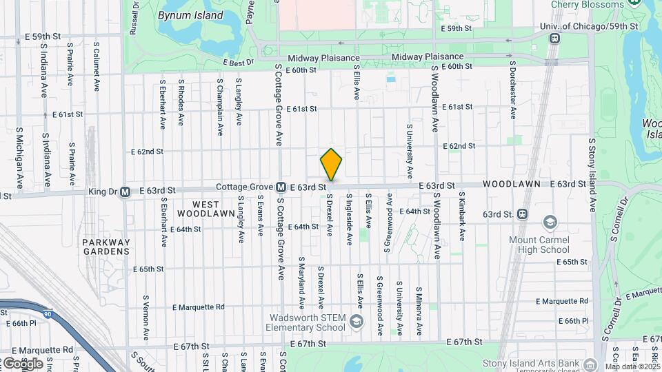 6657 S Woodlawn Ave Map and Location Details