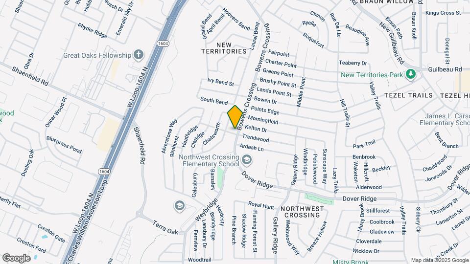7803 Bowens Crossing Map and Location Details