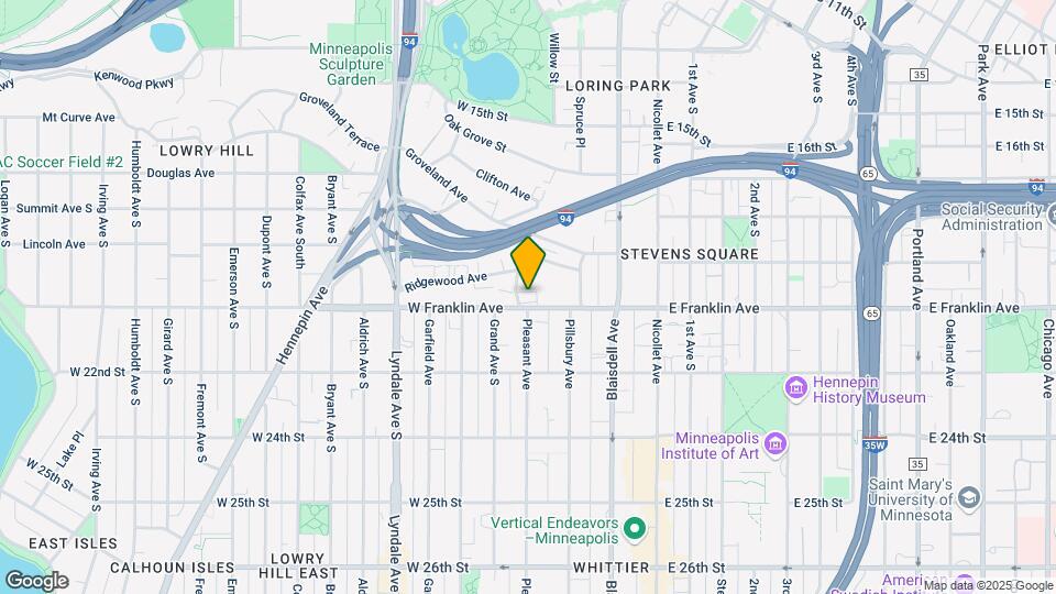 242 West Franklin Ave Map and Location Details