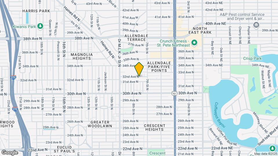 738 32nd Ave N Map and Location Details