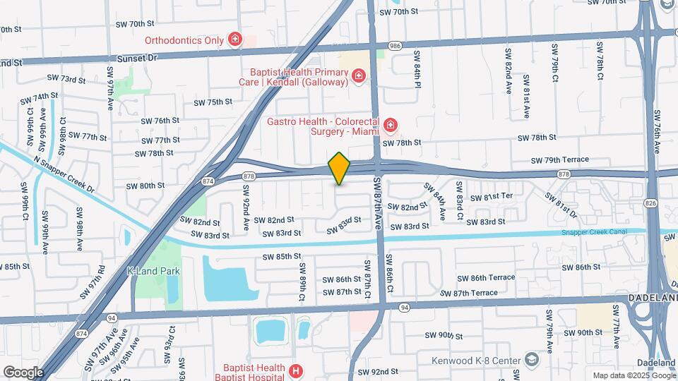 8825 SW 81st St Map and Location Details