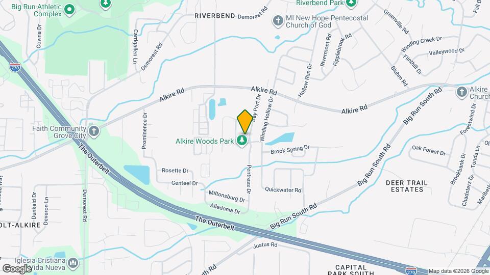 1961 Bay Port Dr Mapa y Detalles de la Ubicación