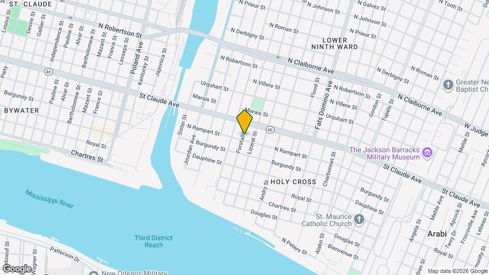 5101 N Rampart St Mapa y Detalles de la Ubicación