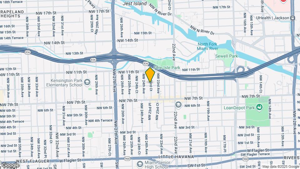 2351 NW 9th St Mapa y Detalles de la Ubicación
