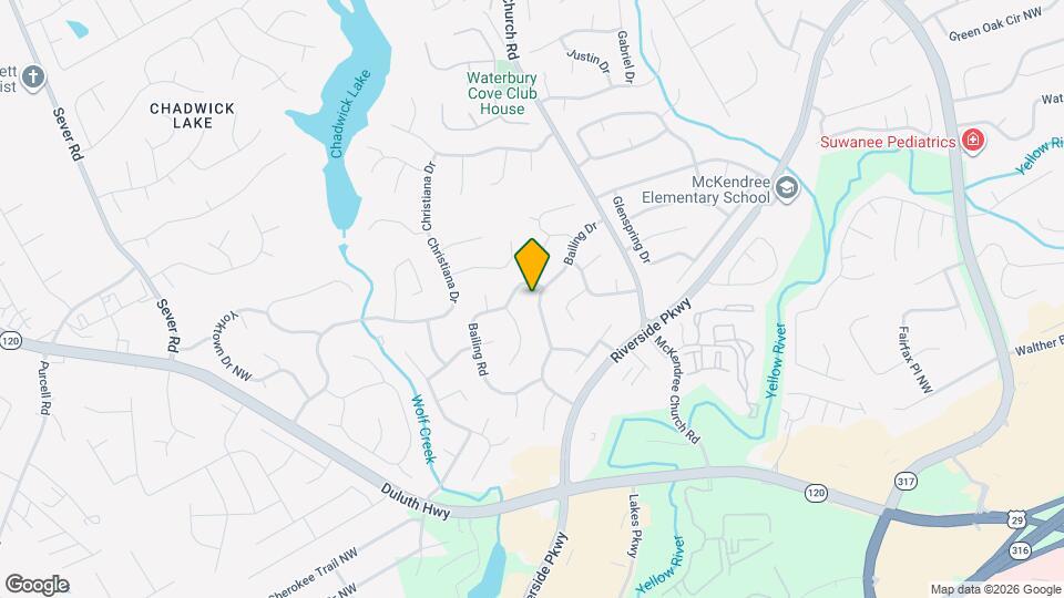 1282 Bailing Dr Map and Location Details