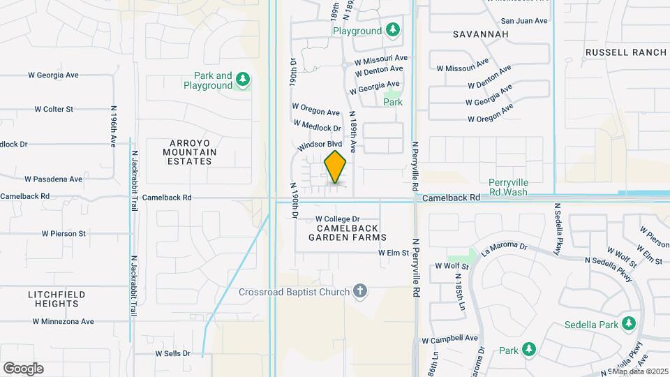 18927 W Pasadena Ave Map and Location Details