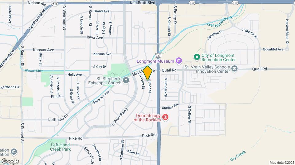 1241 S Coffman St Map and Location Details