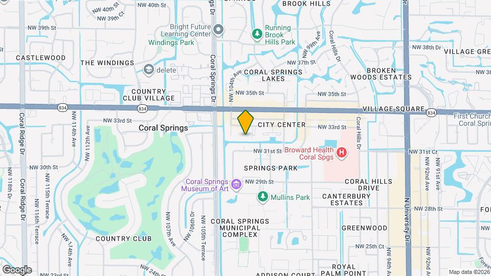 3213 NW 103rd Terrace Map and Location Details