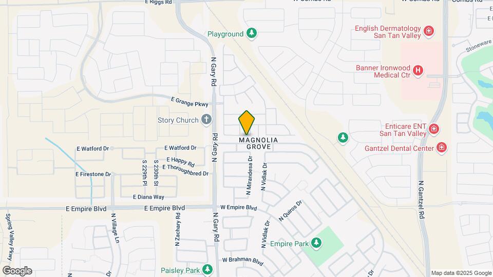 1297 E Chillingham Rd Map and Location Details