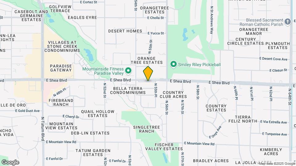 5431 E Shea Blvd Map and Location Details