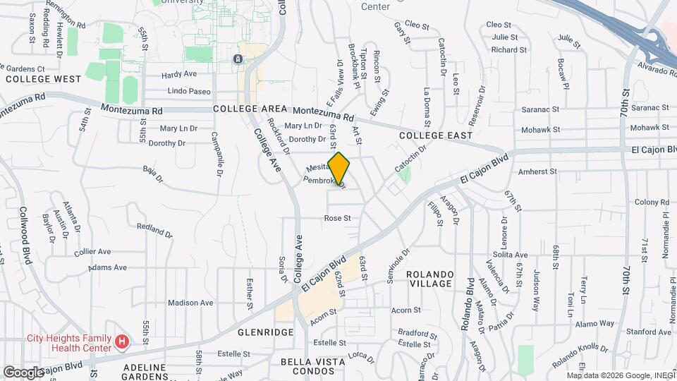 6235 Hobart St Map and Location Details