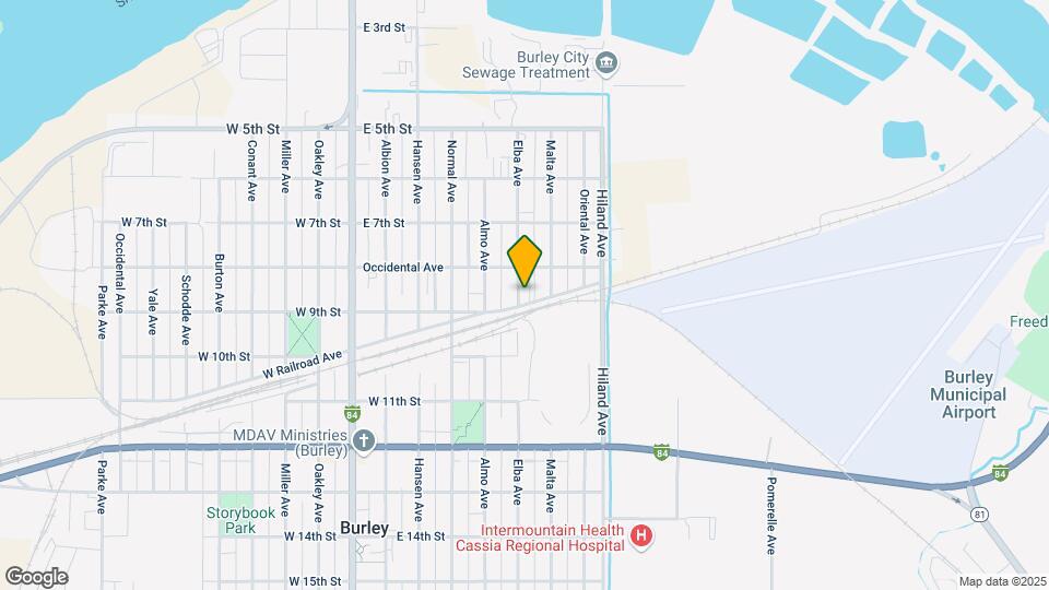 602 E Railroad Ave Mapa y Detalles de la Ubicación