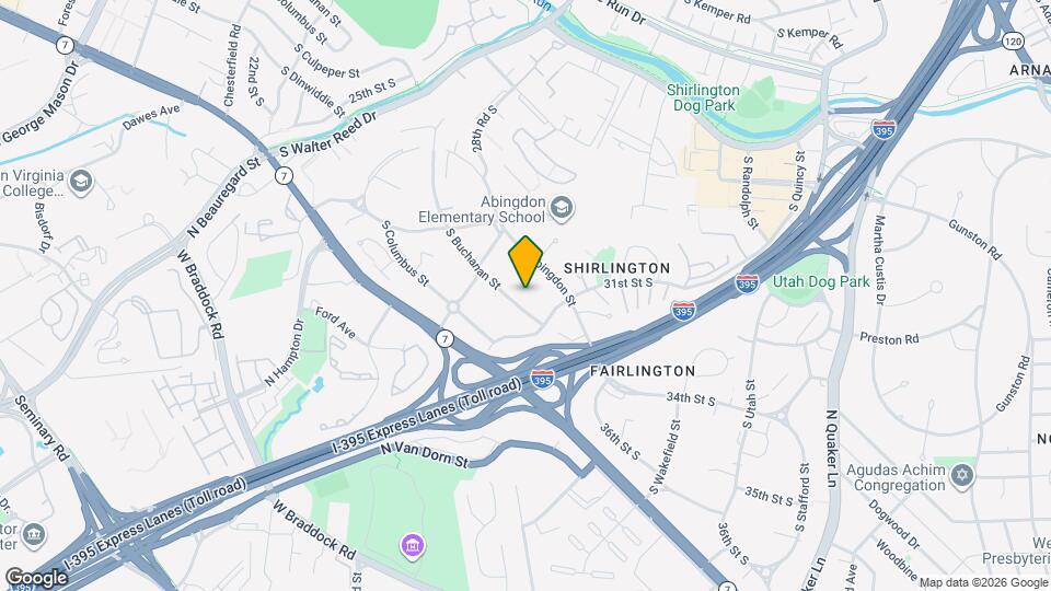 3059 S Buchanan St Map and Location Details