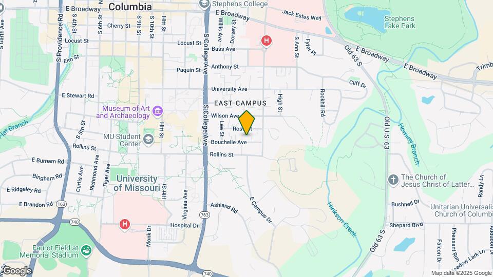 1503 Bouchelle Ave Map and Location Details