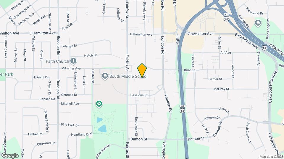 2415 Ridgeview Dr Map and Location Details