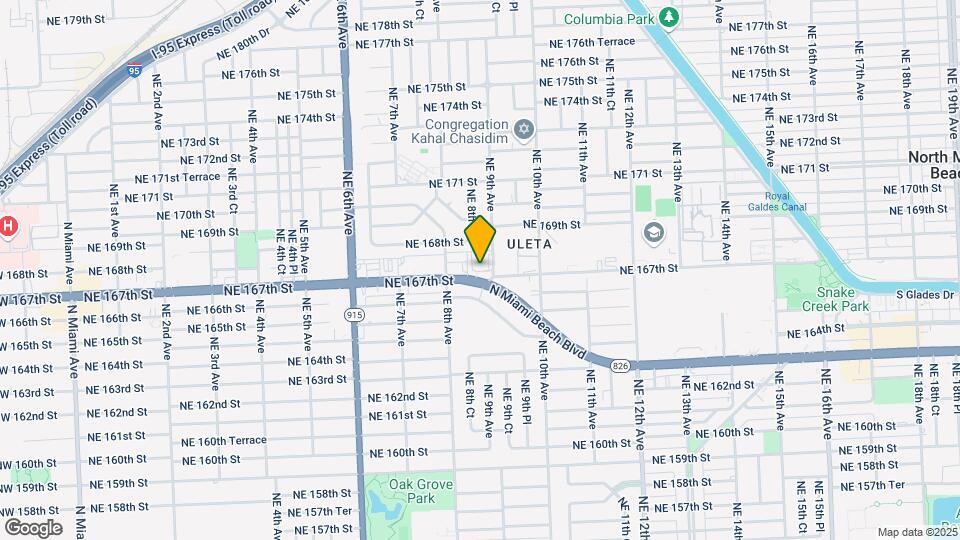 16710 NE 9th Ave Mapa y Detalles de la Ubicación