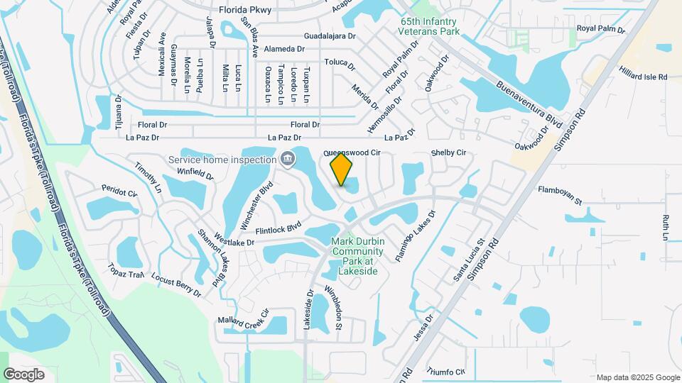 2405 Queenswood Cir Map and Location Details