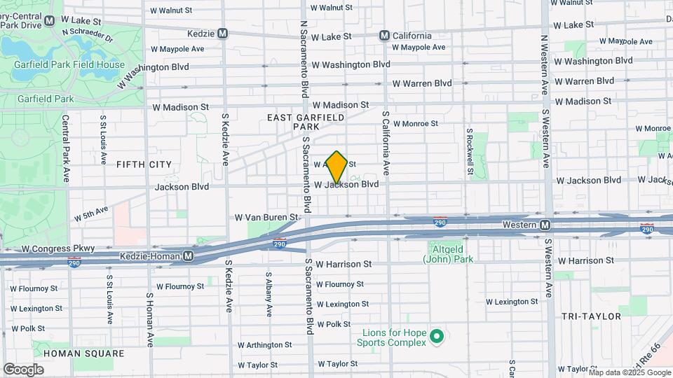 2915 W Jackson Blvd Map and Location Details