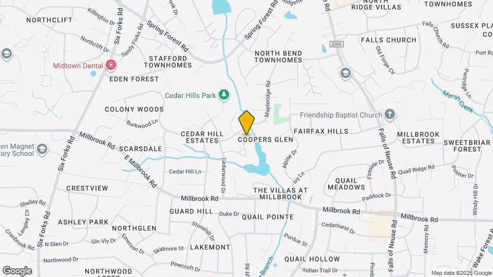 611 Pine Ridge Pl Map and Location Details