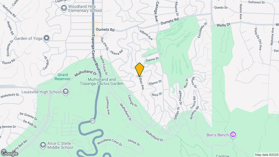 4535 San Blas Ave Map and Location Details