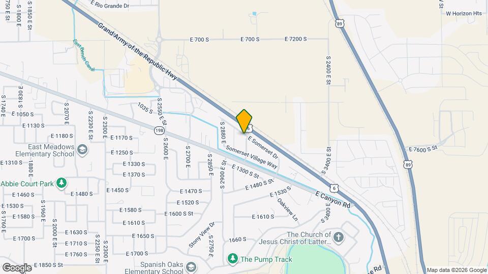 2962 E Somerset Dr Map and Location Details