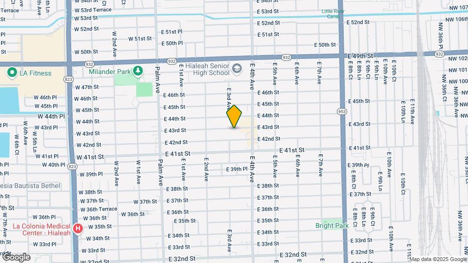 308 E 43rd St Map and Location Details