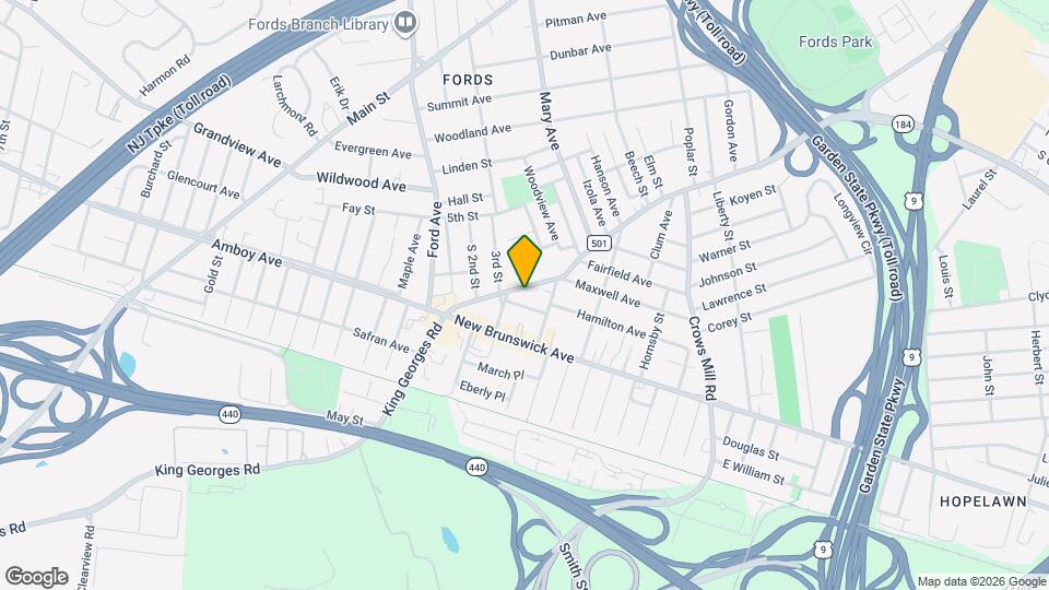 816 King Georges Rd Map and Location Details