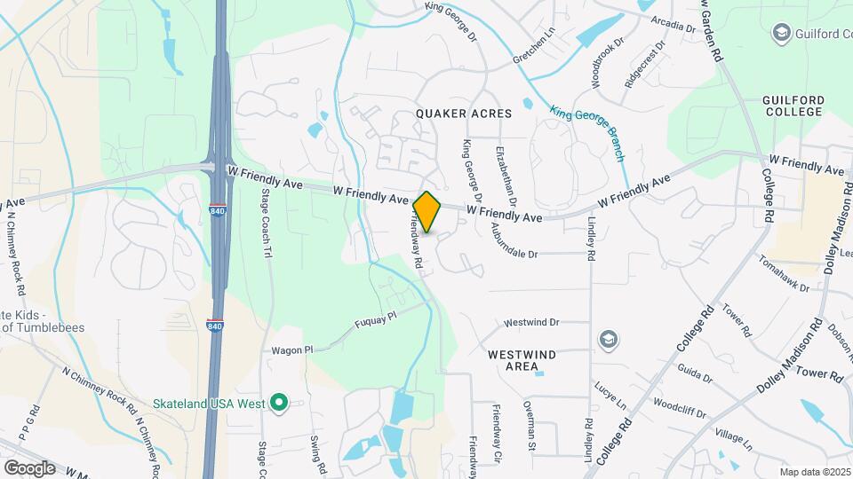 620 Friendway Rd Map and Location Details