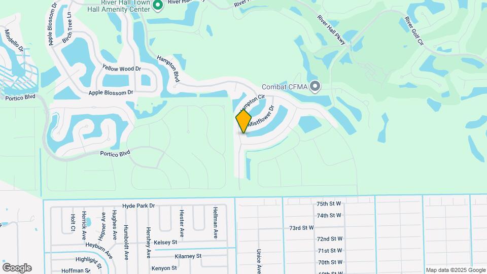 3604 E Hampton Cir Map and Location Details