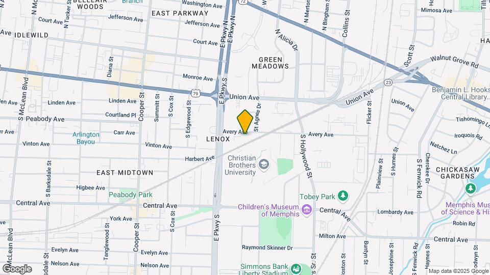 2395 Avery Ave Map and Location Details