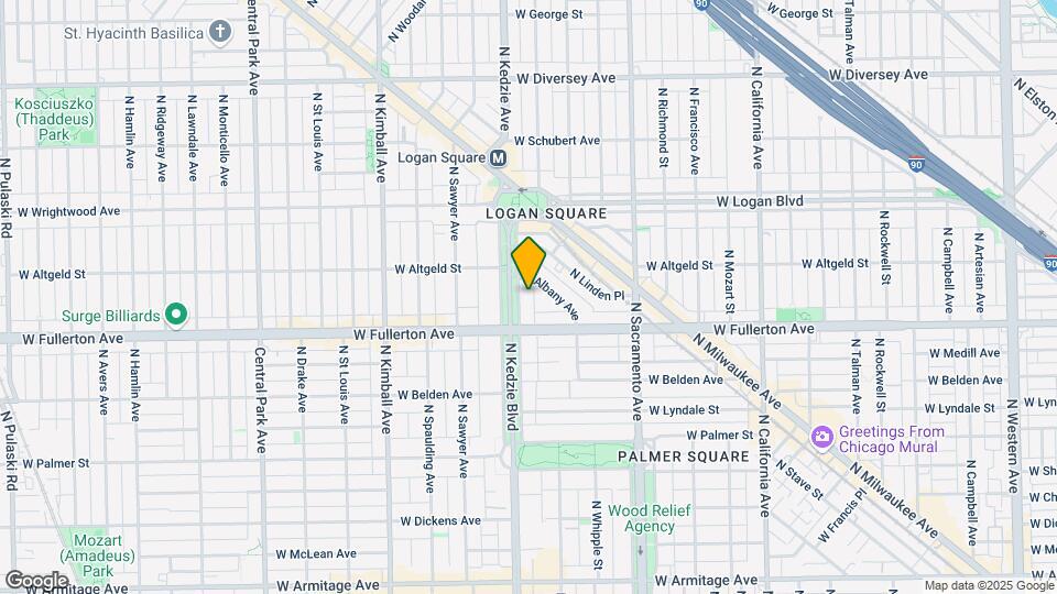 2431 N Kedzie Blvd Map and Location Details