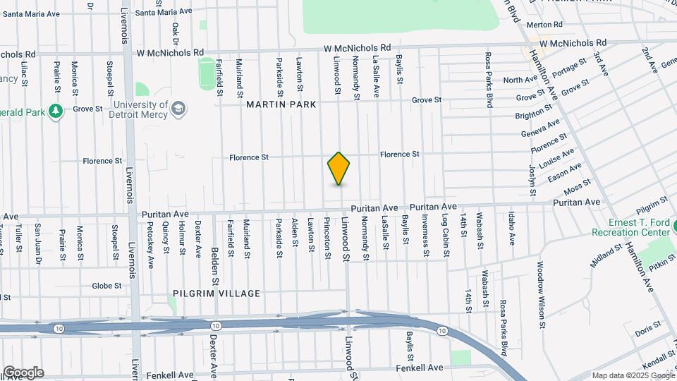 16157 Linwood St Map and Location Details