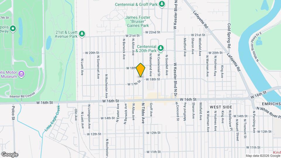 1700 N Tibbs Ave Mapa y Detalles de la Ubicación