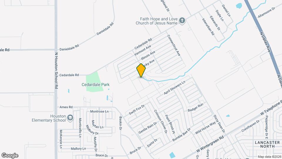 3424 Tennessee Ave Map and Location Details