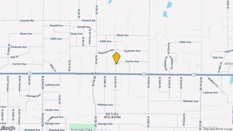 3127 N 57th St Map and Location Details
