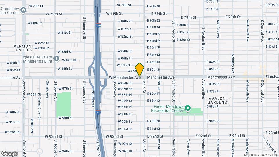 118 W Manchester Ave Map and Location Details