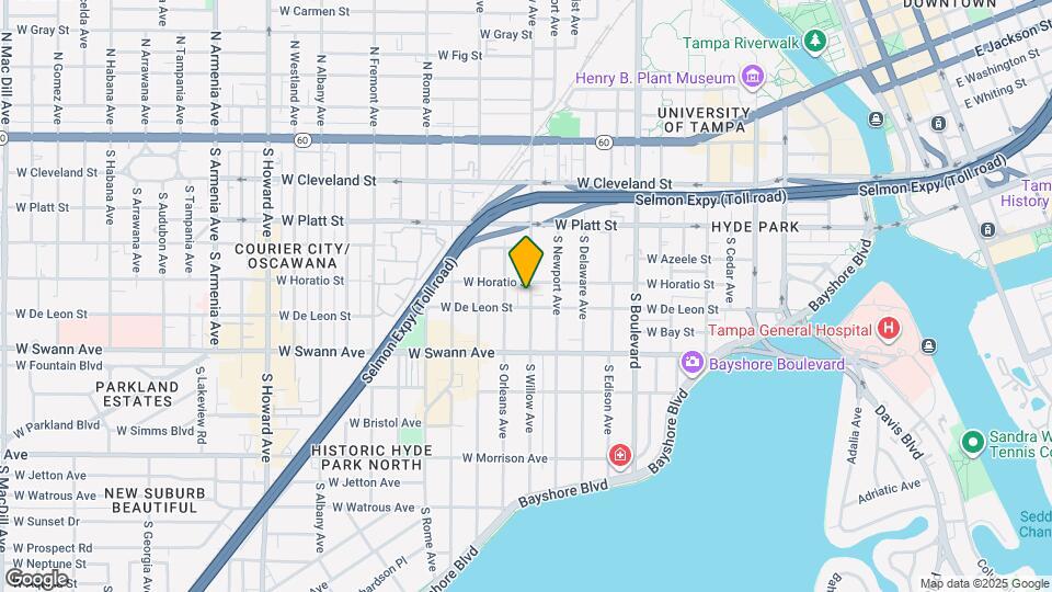 507 S Willow Ave Map and Location Details