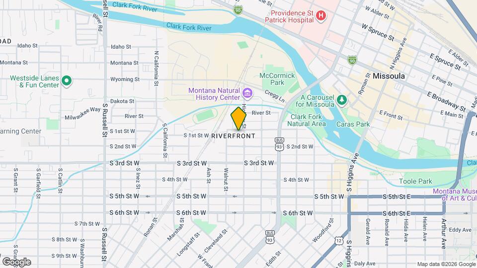 705 S 1st St W Map and Location Details