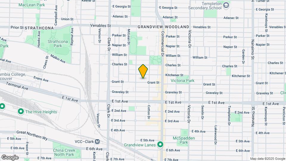 1551 Grant Map and Location Details