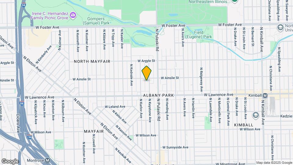 4846 N Keystone Ave Map and Location Details