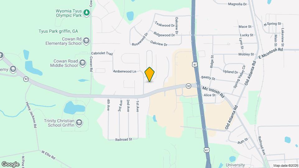 1608 Hallmark Hills Dr Map and Location Details