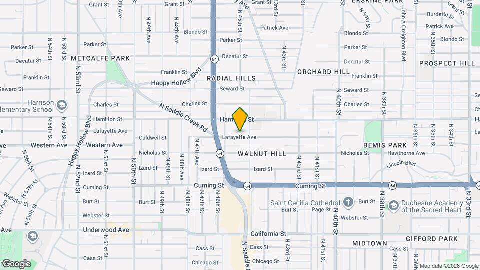 4520 Lafayette Ave Map and Location Details