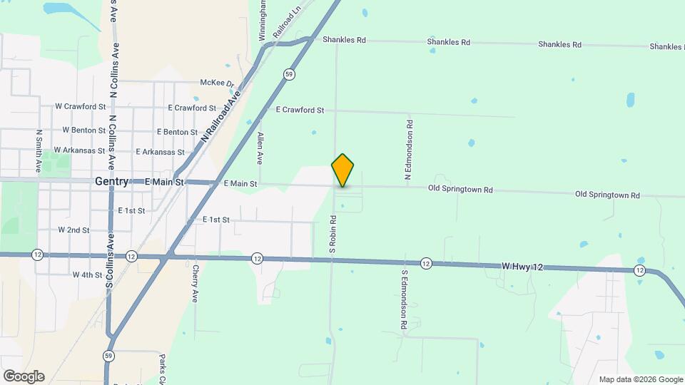 1308 Bates St Map and Location Details