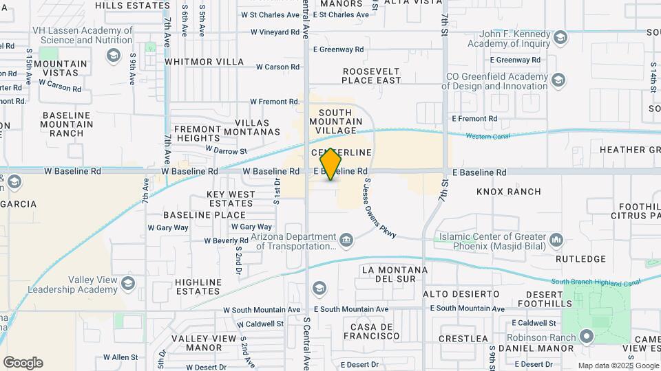 50 E Valencia Dr Map and Location Details